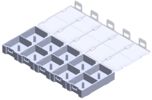 Detachable carbide insert box from Plasel Plastic