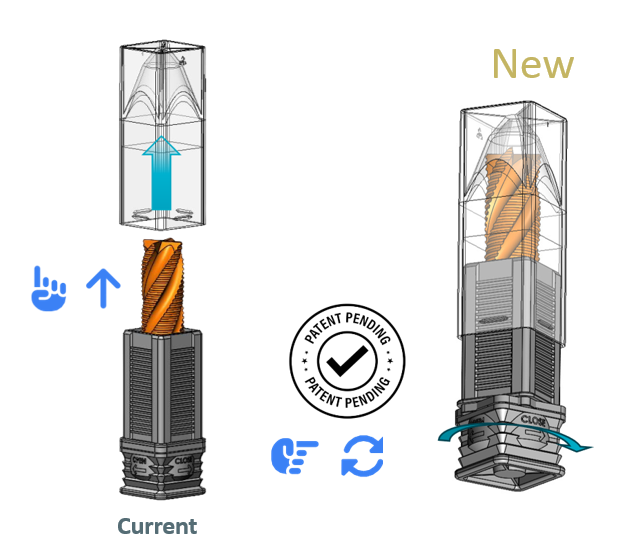 Carbide tool packaging - CPN from Plasel Platic.